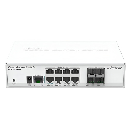 روتر سوئیچ میکروتیک مدل CRS112-8G-4S-IN