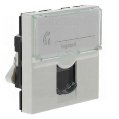 کیستون شبکه 2 ماژول پهن لگراند Cat6 UTP 076564