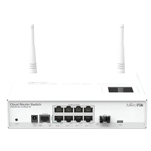 روتر سوئیچ میکروتیک مدل CRS109-8G-1S-2HnD-IN