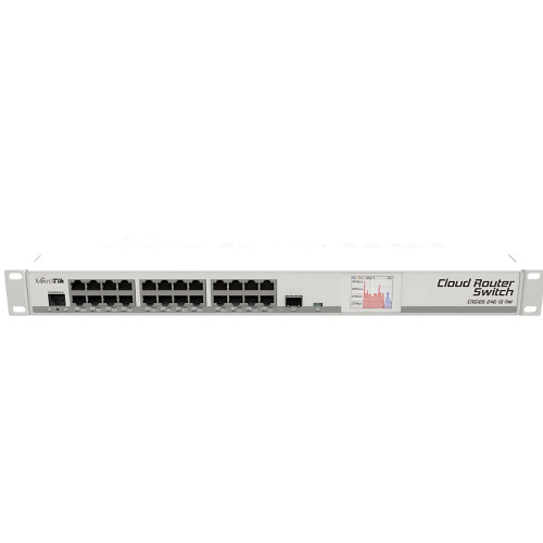 روتر سوئیچ میکروتیک مدل CRS125-24G-1S-RM