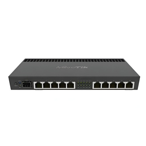 روتربرد رکمونت ۱۰ پورت گیگ میکروتیک RB4011iGS+RM